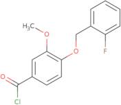 4-[(2-Fluorobenzyl)oxy]-3-methoxybenzoyl chloride