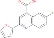 6-Fluoro-2-(2-furyl)quinoline-4-carboxylic acid