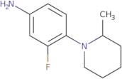 [3-Fluoro-4-(2-methylpiperidin-1-yl)phenyl]amine dihydrochloride