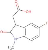 (5-Fluoro-1-methyl-2-oxo-2,3-dihydro-1H-indol-3-yl)acetic acid