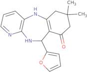 10-(2-Furyl)-7,7-dimethyl-5,6,7,8,10,11-hexahydro-9H-pyrido[3,2-b][1,4]benzodiazepin-9-one