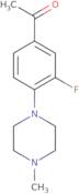 1-[3-Fluoro-4-(4-methylpiperazin-1-yl)phenyl]ethanone