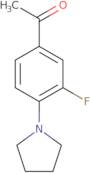 1-(3-Fluoro-4-pyrrolidin-1-ylphenyl)ethanone