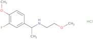 [1-(3-Fluoro-4-methoxyphenyl)ethyl](2-methoxyethyl)amine hydrochloride