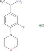 [1-(3-Fluoro-4-morpholin-4-ylphenyl)ethyl]amine hydrochloride