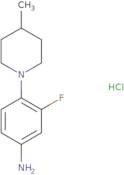 [3-Fluoro-4-(4-methylpiperidin-1-yl)phenyl]amine dihydrochloride