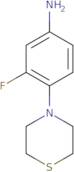 (3-Fluoro-4-thiomorpholin-4-ylphenyl)amine hydrochloride