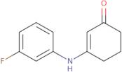 3-[(3-Fluorophenyl)amino]cyclohex-2-en-1-one