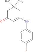 3-[(4-Fluorophenyl)amino]-5,5-dimethylcyclohex-2-en-1-one