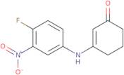 3-[(4-Fluoro-3-nitrophenyl)amino]cyclohex-2-en-1-one