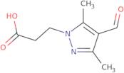 3-(4-Formyl-3,5-dimethyl-1H-pyrazol-1-yl)propanoic acid