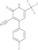 4-(4-Fluorophenyl)-2-mercapto-6-(trifluoromethyl)nicotinonitrile