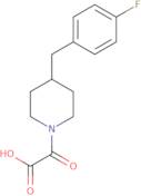 [4-(4-Fluorobenzyl)piperidin-1-yl](oxo)acetic acid