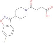 4-[4-(6-Fluoro-1,2-benzisoxazol-3-yl)piperidin-1-yl]-4-oxobutanoic acid