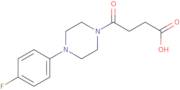 4-[4-(4-Fluorophenyl)piperazin-1-yl]-4-oxobutanoic acid