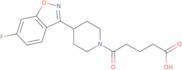 5-[4-(6-Fluoro-1,2-benzisoxazol-3-yl)piperidin-1-yl]-5-oxopentanoic acid