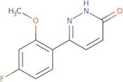 6-(4-Fluoro-2-methoxyphenyl)pyridazin-3(2H)-one