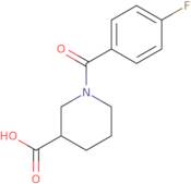 1-(4-Fluorobenzoyl)piperidine-3-carboxylic acid