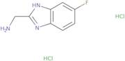 [(5-Fluoro-1H-benzimidazol-2-yl)methyl]amine dihydrochloride