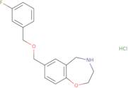 7-{[(3-Fluorobenzyl)oxy]methyl}-2,3,4,5-tetrahydro-1,4-benzoxazepine hydrochloride