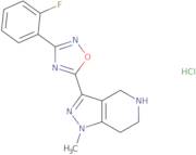 3-[3-(2-Fluorophenyl)-1,2,4-oxadiazol-5-yl]-1-methyl-4,5,6,7-tetrahydro-1H-pyrazolo[4,3-c]pyridine…