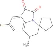 8'-Fluoro-6'-methyl-5',6'-dihydrospiro[cyclopentane-1,4'-pyrrolo[3,2,1-ij]quinoline]-1',2'-dione