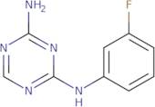 N-(3-Fluorophenyl)-1,3,5-triazine-2,4-diamine