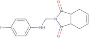 2-{[(4-Fluorophenyl)amino]methyl}-3a,4,7,7a-tetrahydro-1H-isoindole-1,3(2H)-dione