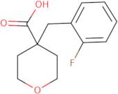 4-(2-Fluorobenzyl)tetrahydro-2H-pyran-4-carboxylic acid