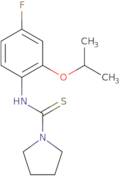 N-(4-Fluoro-2-isopropoxyphenyl)pyrrolidine-1-carbothioamide