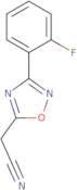 [3-(2-Fluorophenyl)-1,2,4-oxadiazol-5-yl]acetonitrile