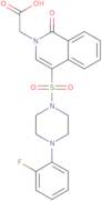 [4-{[4-(2-Fluorophenyl)piperazin-1-yl]sulfonyl}-1-oxoisoquinolin-2(1H)-yl]acetic acid