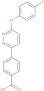 4-[6-(4-Fluorophenoxy)pyridazin-3-yl]benzoic acid