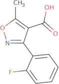 3-(2-Fluorophenyl)-5-methylisoxazole-4-carboxylic acid