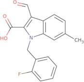 1-(2-Fluorobenzyl)-3-formyl-6-methyl-1H-indole-2-carboxylic acid