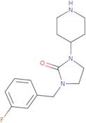 1-(3-Fluorobenzyl)-3-piperidin-4-ylimidazolidin-2-one