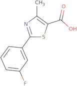 2-(3-Fluorophenyl)-4-methyl-1,3-thiazole-5-carboxylic acid