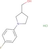 [1-(4-Fluorophenyl)pyrrolidin-3-yl]methanol hydrochloride