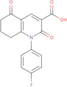 1-(4-Fluorophenyl)-2,5-dioxo-1,2,5,6,7,8-hexahydroquinoline-3-carboxylic acid