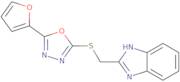 2-({[5-(2-Furyl)-1,3,4-oxadiazol-2-yl]thio}methyl)-1H-benzimidazole