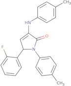 5-(2-Fluorophenyl)-1-(4-methylphenyl)-3-[(4-methylphenyl)amino]-1,5-dihydro-2H-pyrrol-2-one