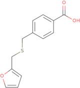 4-{[(2-Furylmethyl)thio]methyl}benzoic acid