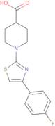 1-[4-(4-Fluorophenyl)-1,3-thiazol-2-yl]piperidine-4-carboxylic acid