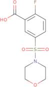 2-Fluoro-5-(morpholin-4-ylsulfonyl)benzoic acid