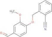 2-[(4-Formyl-2-methoxyphenoxy)methyl]benzonitrile