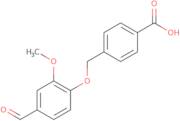 4-[(4-Formyl-2-methoxyphenoxy)methyl]benzoic acid