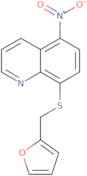 8-[(2-Furylmethyl)thio]-5-nitroquinoline