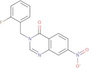 3-(2-Fluorobenzyl)-7-nitroquinazolin-4(3H)-one