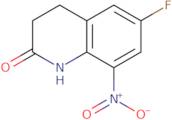 6-Fluoro-8-nitro-3,4-dihydroquinolin-2(1H)-one