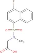 N-[(4-Fluoro-1-naphthyl)sulfonyl]-N-methylglycine